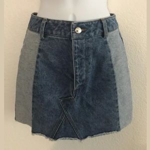 Pony Collection Reworked Denim Skirt
